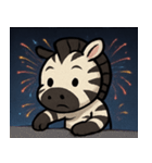 花火のシマウマ@SFW（個別スタンプ：28）