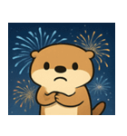 花火のラッコ2@SFW（個別スタンプ：3）