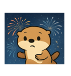 花火のラッコ2@SFW（個別スタンプ：8）