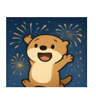 花火のラッコ2@SFW（個別スタンプ：11）