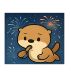 花火のラッコ2@SFW（個別スタンプ：12）