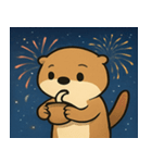 花火のラッコ2@SFW（個別スタンプ：14）