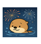 花火のラッコ2@SFW（個別スタンプ：16）