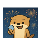 花火のラッコ2@SFW（個別スタンプ：18）