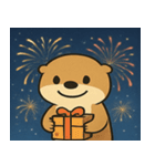 花火のラッコ2@SFW（個別スタンプ：19）