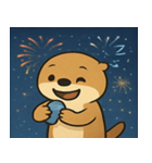 花火のラッコ2@SFW（個別スタンプ：22）