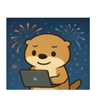 花火のラッコ2@SFW（個別スタンプ：24）