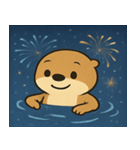 花火のラッコ2@SFW（個別スタンプ：28）