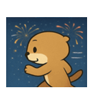 花火のラッコ2@SFW（個別スタンプ：29）