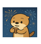 花火のラッコ2@SFW（個別スタンプ：30）