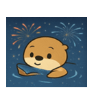 花火のラッコ2@SFW（個別スタンプ：31）