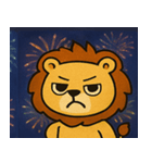 花火のライオン@SFW（個別スタンプ：2）