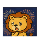 花火のライオン@SFW（個別スタンプ：4）