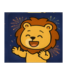 花火のライオン@SFW（個別スタンプ：10）