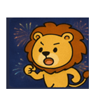 花火のライオン@SFW（個別スタンプ：13）