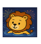 花火のライオン@SFW（個別スタンプ：16）