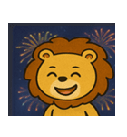 花火のライオン@SFW（個別スタンプ：17）