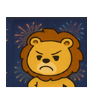花火のライオン@SFW（個別スタンプ：18）