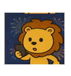 花火のライオン@SFW（個別スタンプ：21）