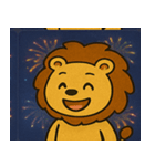 花火のライオン@SFW（個別スタンプ：22）