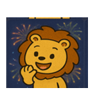花火のライオン@SFW（個別スタンプ：23）
