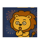 花火のライオン@SFW（個別スタンプ：25）