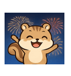 花火のリス@SFW（個別スタンプ：1）