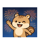 花火のリス@SFW（個別スタンプ：9）