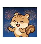 花火のリス@SFW（個別スタンプ：10）