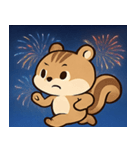 花火のリス@SFW（個別スタンプ：13）