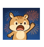 花火のリス@SFW（個別スタンプ：17）