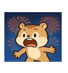 花火のリス@SFW（個別スタンプ：25）