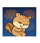 花火のリス@SFW（個別スタンプ：30）