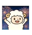 花火のひつじ@SFW（個別スタンプ：1）