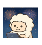 花火のひつじ@SFW（個別スタンプ：28）