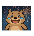 花火のビーバー@SFW（個別スタンプ：18）