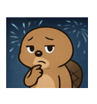 花火のビーバー@SFW（個別スタンプ：20）