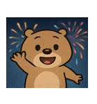 花火のビーバー@SFW（個別スタンプ：21）