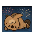 花火のビーバー@SFW（個別スタンプ：25）