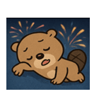 花火のビーバー@SFW（個別スタンプ：29）