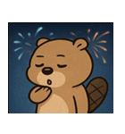 花火のビーバー@SFW（個別スタンプ：31）