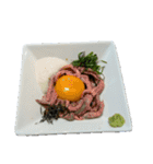 飯テロ注意報！深夜の飯テロスタンプ（個別スタンプ：9）