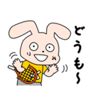 テニスがヘタなヘタッピーくん（個別スタンプ：18）