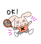 テニスがヘタなヘタッピーくん（個別スタンプ：21）