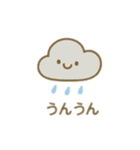 天気達の会話 日本語（個別スタンプ：4）