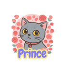 プリンス猫のスタンプ（個別スタンプ：5）