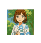 夏と彼女（個別スタンプ：9）