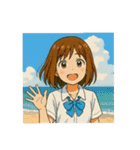 夏と彼女（個別スタンプ：10）