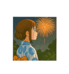 夏と彼女（個別スタンプ：11）