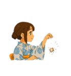 夏と彼女（個別スタンプ：15）